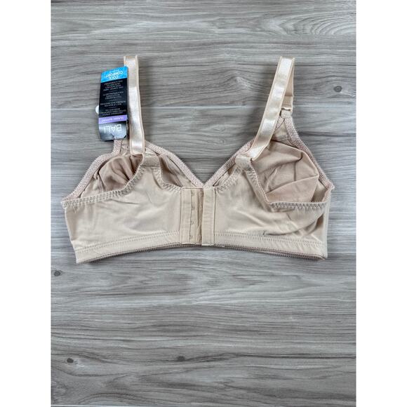 Bali Double‎ Support Cotton Wirefree Bra, Soft Taupe, Size 38C - Picture 4 of 7